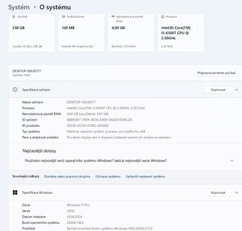 Dell OptiPlex 7050 mini multimedia,i5-6500,WIN 11,SSD 256GB, - 3