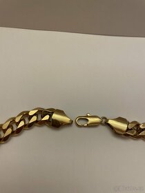 Pozlacený masivní řetěz - 3