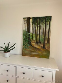 Obraz les  v Beskydech - 3