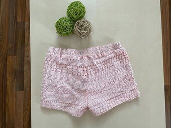 Růžové krajkové kraťasy, vel 14 let i XS, Losan chic - 3