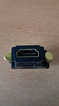 Redukce HDMI (F) na DVI-D (M) – NOVÁ, pozlacené konektory, - 3