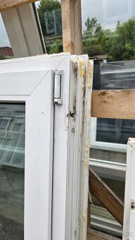 Okno PVC - 2080x1450 mm - STARŠÍ - 3 KS - 3