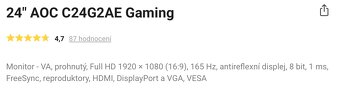 Monitory + rameno na dva monitory - vše lze koupit i zvlášť - 3