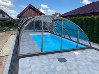 Vysoké zastřešení bazénu Oblique 840x436x215 - 3
