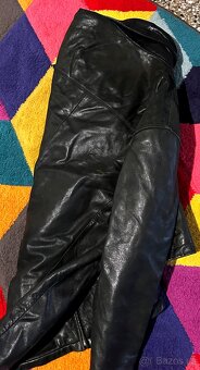 PÁNSKÁ  KOŽÁRNA-KOŽENÁ BUNDA 100% LEATHER ZATEPLENÁ 2V1 - 3