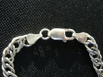 Stříbrný náramek, řetízek, stříbro 925 - 3