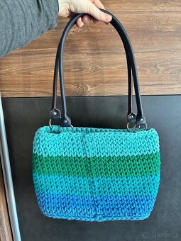 Handmade háčkovaná kabelka - 3