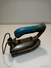 Starožitná retro žehlička 1 - 3