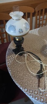 Stolní starožitná elektrická lampa - 3