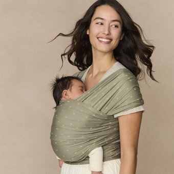 ERGOBABY | ŠÁTEK/Aura Sustainably Sourced KNIT Baby Wrap - O - 3