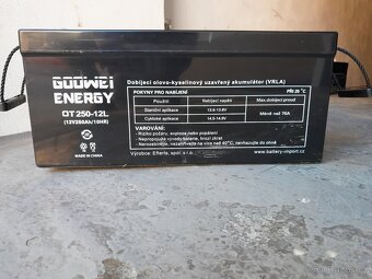 Baterie Gel 12v 250A - 3