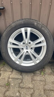 Alu kola Hyundai 5x114,3 R16 Letni pneu 205/55/16 - 3