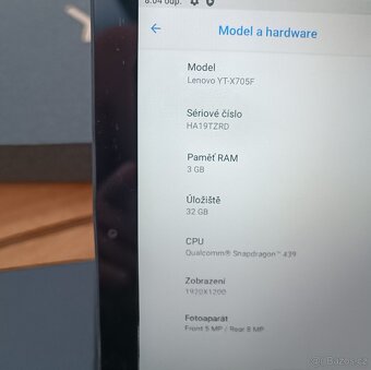 Tablet Lenovo Yoga YT-X705F, 3GB RAM, 32GB, Wifi, krabice - 3