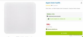 originál Apple čistící hadřík (nový, zabalený) - 3