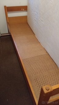 2x postel z masivu s matrací 90x200 cm - palanda - 3