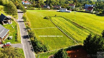 Stavební pozemek Jirkov u Železného Brodu o velikosti 920m2 - 3