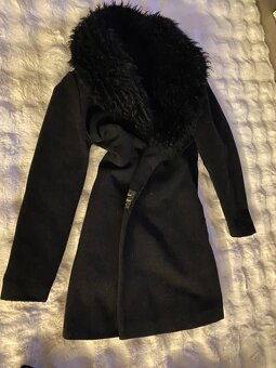 Kašmírový vlneny damsky kožešino limec cerny 38 - 3