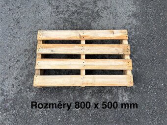 Palety o rozměrech 800 x 500 mm, 720 x 460 mm - 3