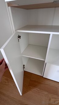 KOMODA JEDNODVEŘOVÁ BÍLÁ/BUK FJORD ELMO 10 - 3