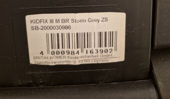 autosedačka Britax Kidfix 3 M, storm grey - 3