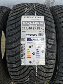 Nové celoroční pneu kumho 225/40 R18 92W - 3