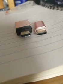 Nové - Adaptér Typ C OTG na Micro + USB - 3