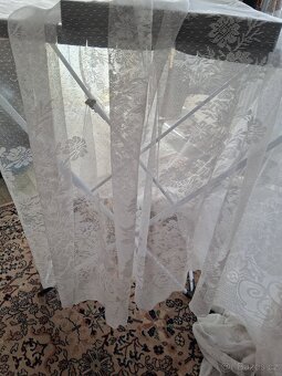Záclona. 260 x 620 cm. TOP. Bílá. - 3