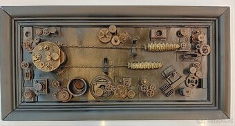 STEAMPUNK RECYCLE ART - KOMETA - 3