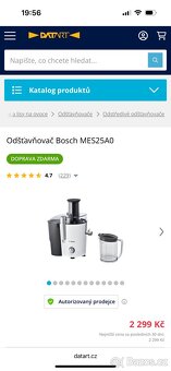 Odšťavňovač Bosch MES25A0 - 3