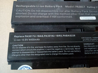 baterie PA3817U pro notebooky Toshiba Satellite (2.5hod) - 3