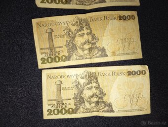 4ks bankovek 2000 polských zlotých - 3