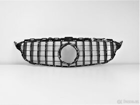 Maska GT style na Mercedes C-class - W205 - 19+ - černý lesk - 3