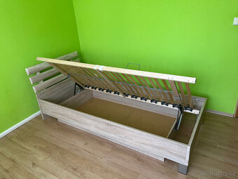 Postel s úložným prostorem 90x200 - 3