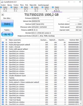 Transcend SSD225S 1TB. - 3