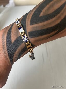 Zlatý náramek 18 k zlato NAVY - 3
