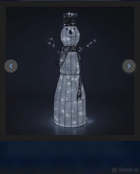 Vánoční sněhulák Retlux RXL 401 120 LED světel nový - 3