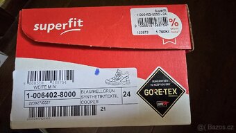 Dětské celoroční boty Superfit 1-006402-8000

Vel.24 - 3