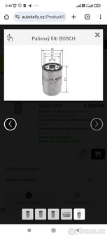 Palivový filtr BOSCH Ducato boxer jumper - 3