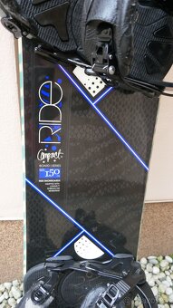 SNOWBOARD RIDE COMPACT 150CM/VÁZÁNÍ B-FAMOUS GNU - 3