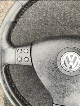 VW MULTIFUNKČNÍ VOLANT + AIRBAG – ORIGINÁL - 3