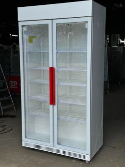 Prosklená chladicí lednice 117x63,5x226cm - 3