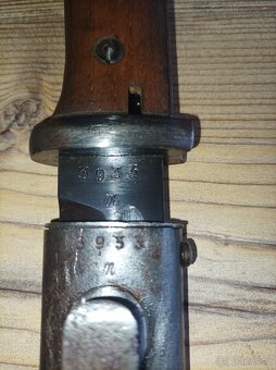 Bodák Mauser K98 sčíslovaný, dřevěné střenky - 3