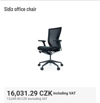 Sidiz T50 XL ALPHA/Kancelářská židle (OP 16.000kc) - 3