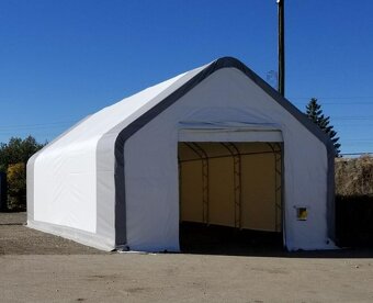 Plachtová hala 6,1 x 12,2m / plachty 900g - 3