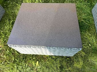 Zahradní ratanová sestava 228x86cm Ambia - nová - 3