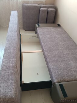Rozkládací gauč s úložným prostorem - 3