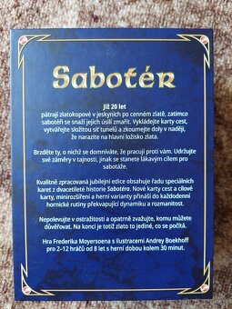 desková hra Sabotér: 20letá výroční limitovaná edice - 3