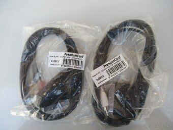 Propojovací kabely a konektory cinch a scart + síťové šňůry. - 3