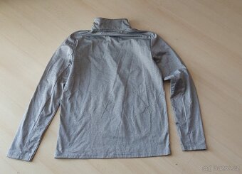 Dětská funkční mikina vel.158-164 šedá,modrá - 3