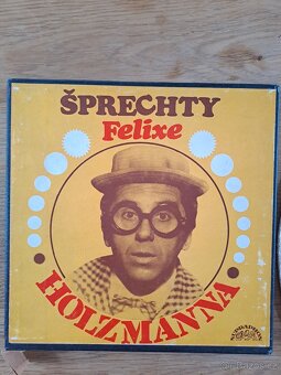 3x vinyl Jan Werich - Fimfárum - 2× Felix Holzmann - 3